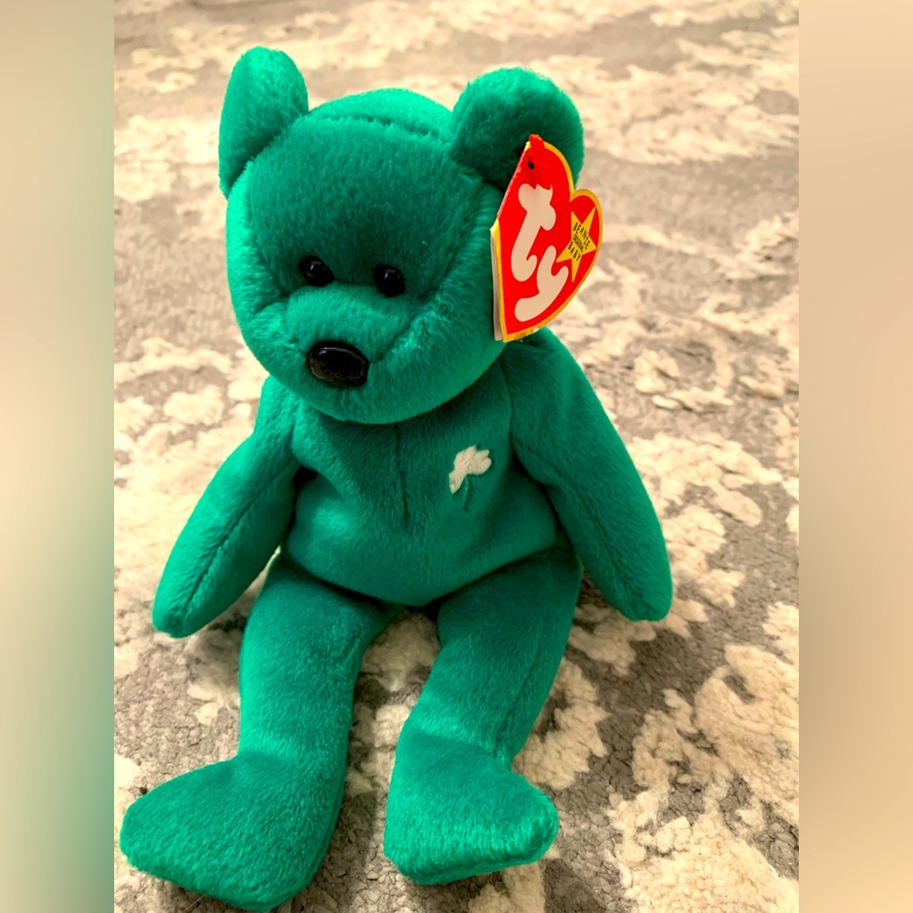 Erin Ty Beanie Baby green bear